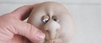 How to make a face for a doll. How to make a face for a doll: step-by-step instructions 