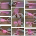 How to make a rose from a napkin with your own hands step by step with photos and videos