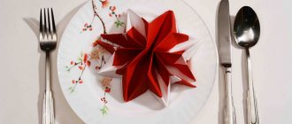 Do-it-yourself water lily from napkins: step-by-step instructions with video