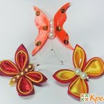 Мастер класс канзаши бабочка из ленточек (фото и видео)