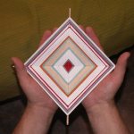 Master class on mandala weaving: pattern and weaving technique