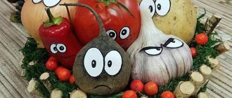 Поделки из овощей для детского сада: 10 красивых и легких идей