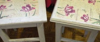 Tips on how to make your own decoupage from napkins on furniture